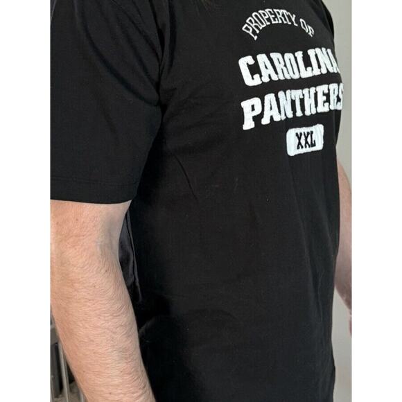 Mens Vintage Reebok NFL Classic Property Of Carolina Panthers T-Shirt - Picture 6 of 8